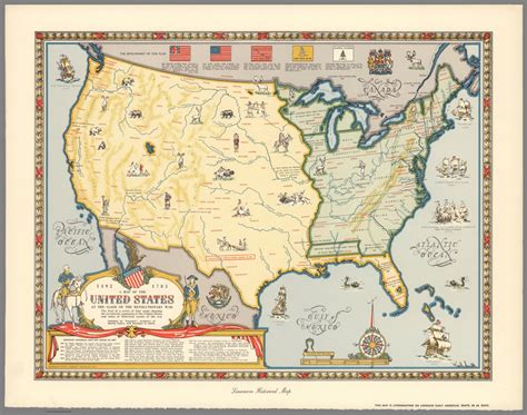 Old Map Of The United States